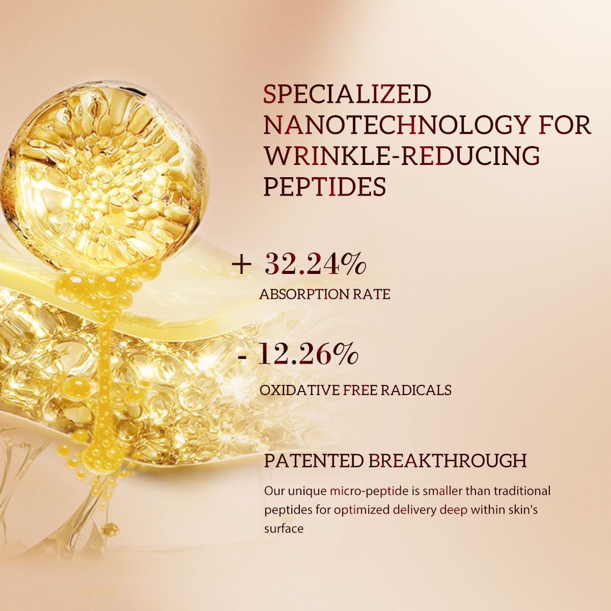 Cápsulas de Suero de Retinol Bakuchiol HKH: 30 Dosis Única de Suero Antienvejecimiento para Arrugas con HPR y Vitamina C para Mujeres de 25 a 55 Años - Mejora Arrugas y Manchas Oscuras - Reafirmante, Suavizante e Hidratante - Amigable para Viajes