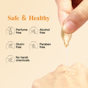 Suero de Vitamina C HKH para la Cara: 48 Cápsulas Suero Reparador de Arrugas Anti-Envejecimiento con Retinol - Aceite de Vitamina E y Niacinamida para Mujeres - Cuidado Profundo Diario de la Piel para Alisar, Hidratar y Iluminar Líneas Finas