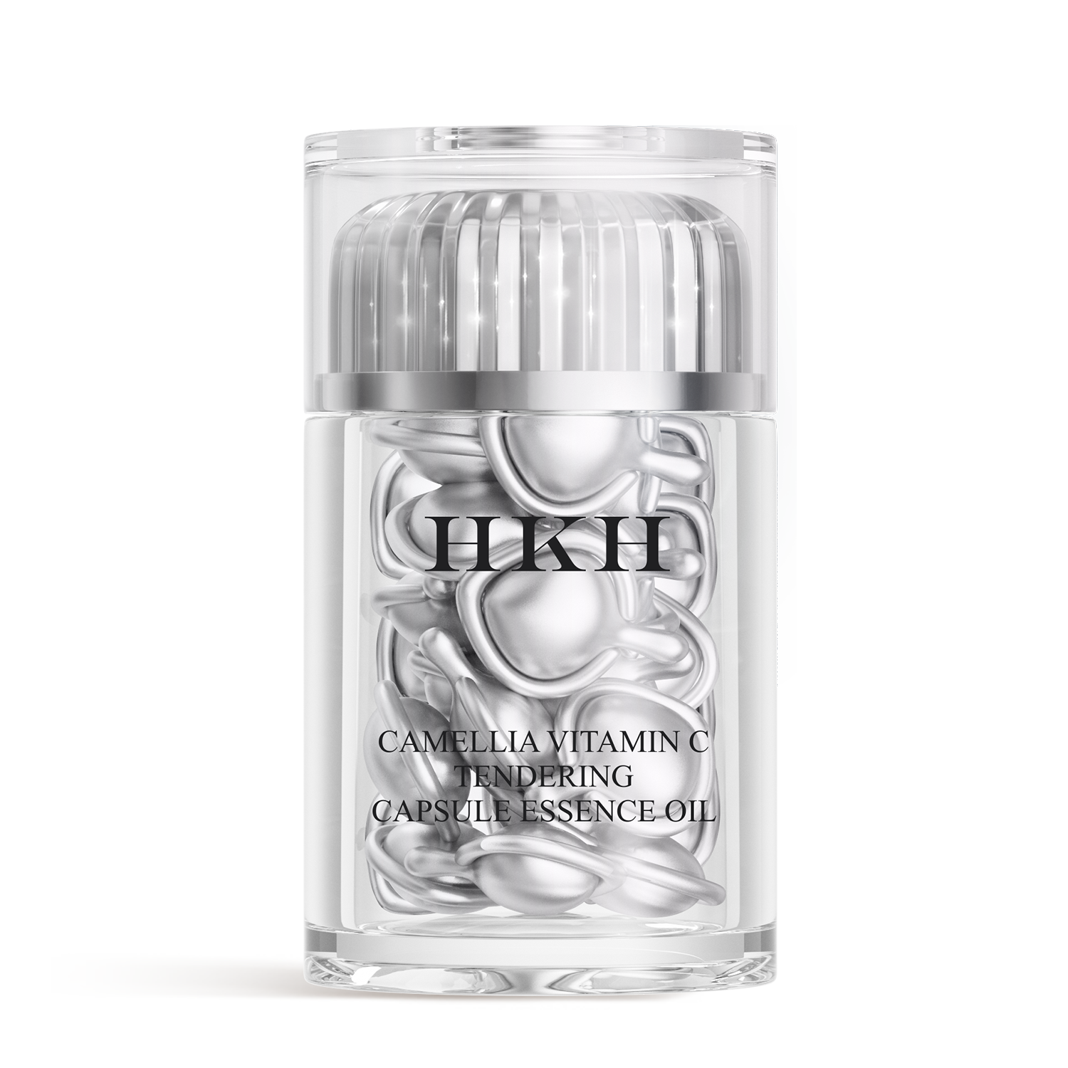 Cápsulas de Suero de Triple Vitamina C para la Cara: Corrección de Manchas Oscuras con Camelia Niacinamida VE Suero Antienvejecimiento para Mujeres - 28 Cápsulas para Tensar la Piel Flácida y las Líneas Finas