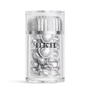 Cápsulas de Suero de Triple Vitamina C para la Cara: Corrección de Manchas Oscuras con Camelia Niacinamida VE Suero Antienvejecimiento para Mujeres - 28 Cápsulas para Tensar la Piel Flácida y las Líneas Finas