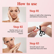 Cápsulas de Suero de Retinol HKH para la Cara: Suero Antienvejecimiento para Arrugas con Vitamina A y E Colágeno para Mujeres - Hidratante Suavizante de Líneas Finas y Reafirmante de la Piel - Amigable para Viajes (38 Cápsulas)