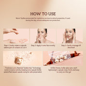 Cápsulas de Suero de Retinol Bakuchiol HKH: 30 Dosis Única de Suero Antienvejecimiento para Arrugas con HPR y Vitamina C para Mujeres de 25 a 55 Años - Mejora Arrugas y Manchas Oscuras - Reafirmante, Suavizante e Hidratante - Amigable para Viajes