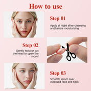 HKH Retinol Serum Capsules for Face: 48 Capsules Vitamin A Anti-Aging Wrinkle Skin Care Night Serum - Vitamin E Collagen Oil for Women - Daily Deep skincare for Fine Lines Smooths Hydrates - 0.58 Oz