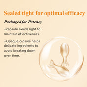 HKH Suero Super Vitamina C para la Cara - Cápsulas de Suero Facial Antienvejecimiento con Vitamina E y Niacinamida - Suero de Vit C para Mujeres - Hidratante y Uniforme en el Tono de Piel - Amigable para Viajes (38 Cápsulas)