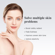 Cápsulas de Suero de Triple Vitamina C para la Cara: Corrección de Manchas Oscuras con Camelia Niacinamida VE Suero Antienvejecimiento para Mujeres - 28 Cápsulas para Tensar la Piel Flácida y las Líneas Finas