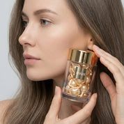 Cápsulas de Suero de Retinol Bakuchiol HKH: 30 Dosis Única de Suero Antienvejecimiento para Arrugas con HPR y Vitamina C para Mujeres de 25 a 55 Años - Mejora Arrugas y Manchas Oscuras - Reafirmante, Suavizante e Hidratante - Amigable para Viajes