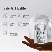 Cápsulas de Suero de Triple Vitamina C para la Cara: Corrección de Manchas Oscuras con Camelia Niacinamida VE Suero Antienvejecimiento para Mujeres - 28 Cápsulas para Tensar la Piel Flácida y las Líneas Finas